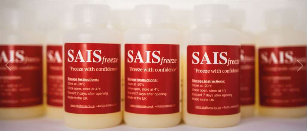 Our frozen semen extender - aka our 'liquid gold'